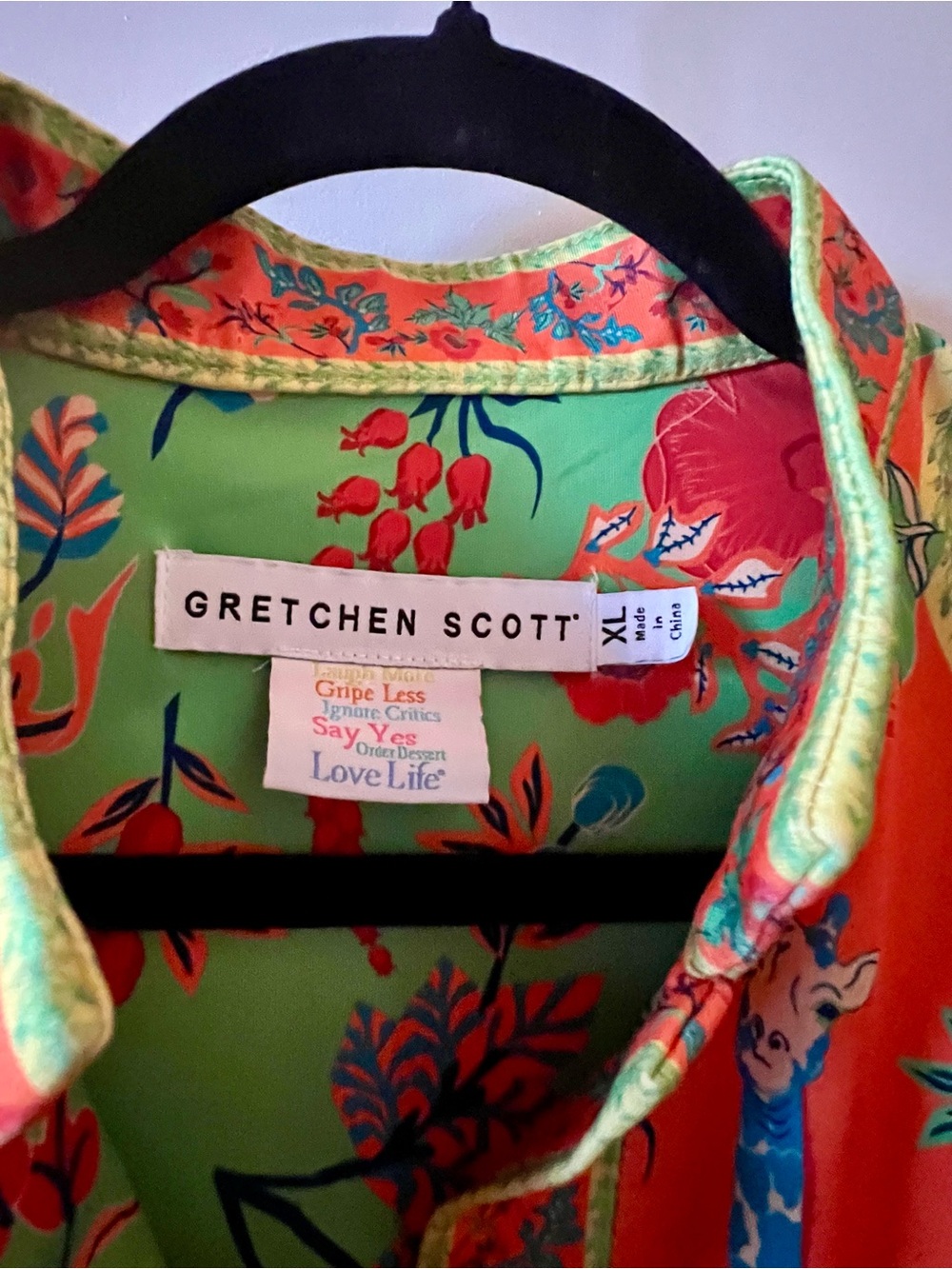 Gretchen Scott Designs Mandarin Dress in Jungle Symphony - Picture 4 of 4